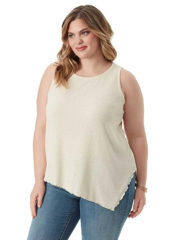 Women Winsome Tank In Parchment Jessica Simpson Tops and Tees