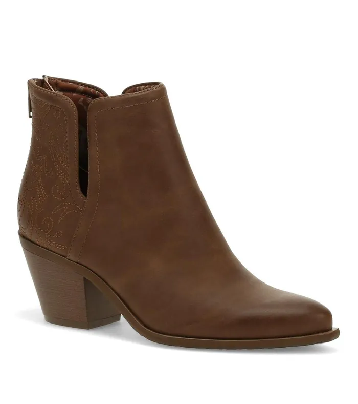 Women Yara Block Heel Bootie Coffee Baretraps Booties