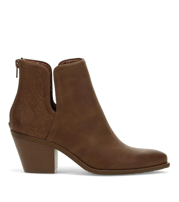 Women Yara Block Heel Bootie Coffee Baretraps Booties