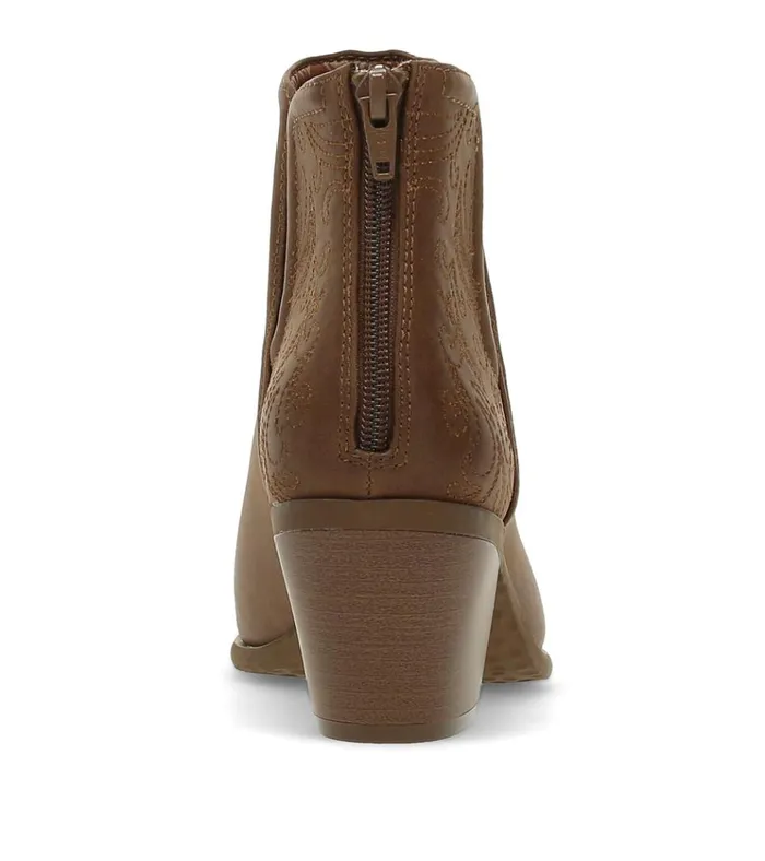 Women Yara Block Heel Bootie Coffee Baretraps Booties