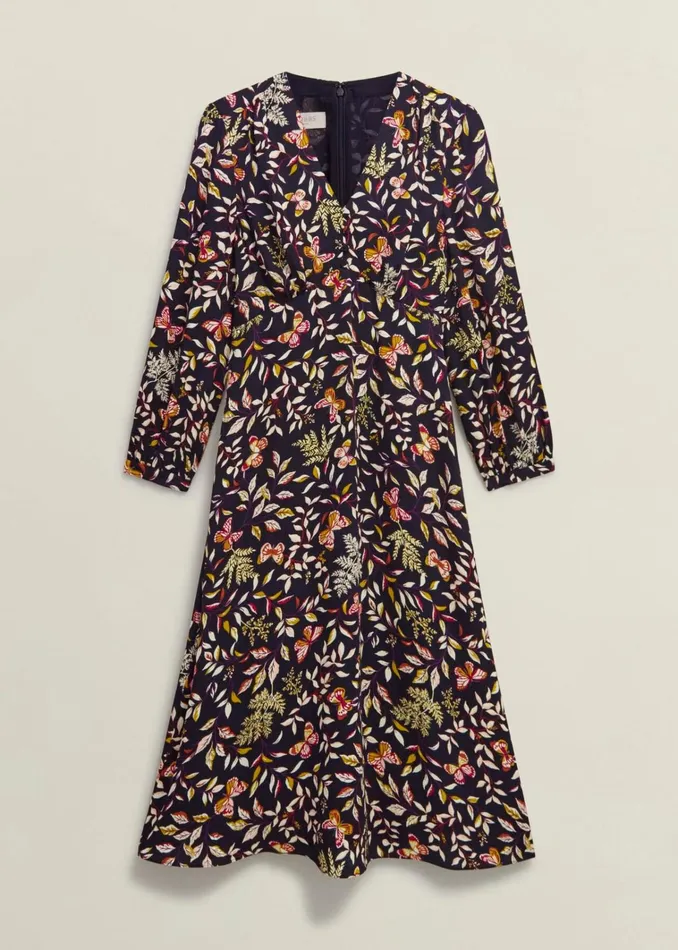 Women Zainah Dress Navy Multi Hobbs Dresses and Jumpsuits