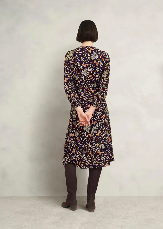 Women Zainah Dress Navy Multi Hobbs Dresses and Jumpsuits