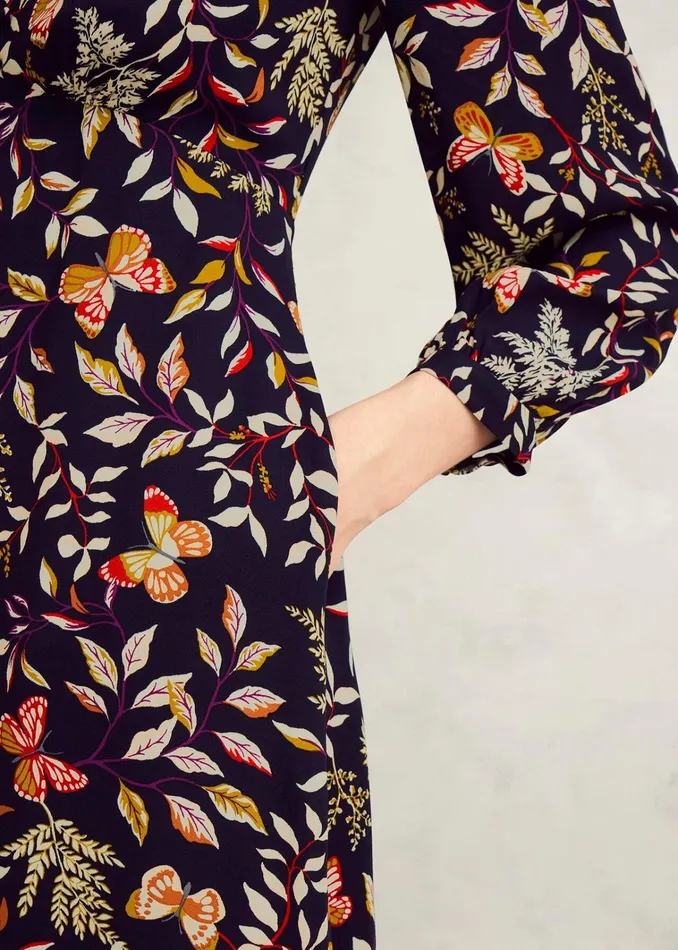Women Zainah Dress Navy Multi Hobbs Dresses and Jumpsuits