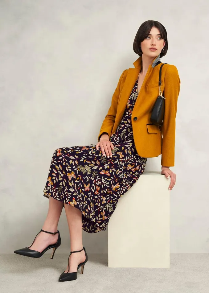 Women Zainah Dress Navy Multi Hobbs Dresses and Jumpsuits
