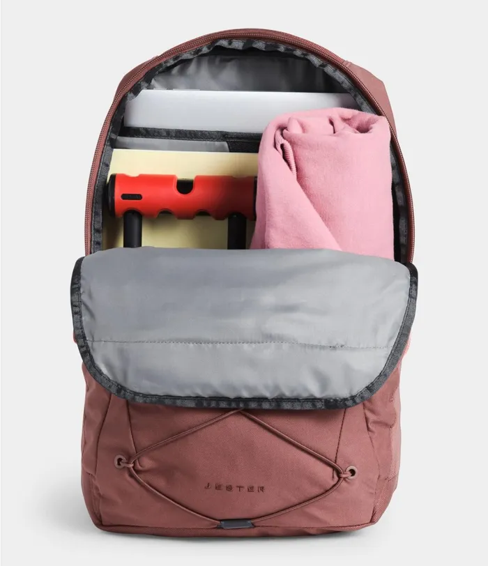 Womens The North Face Backpacks Jester Marron Purplepink Clay