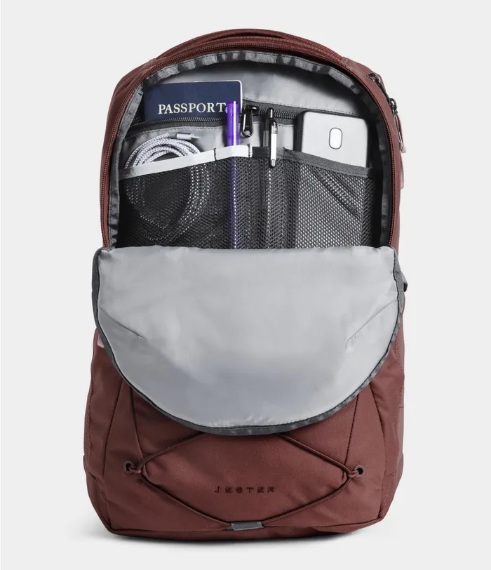 Womens The North Face Backpacks Jester Marron Purplepink Clay