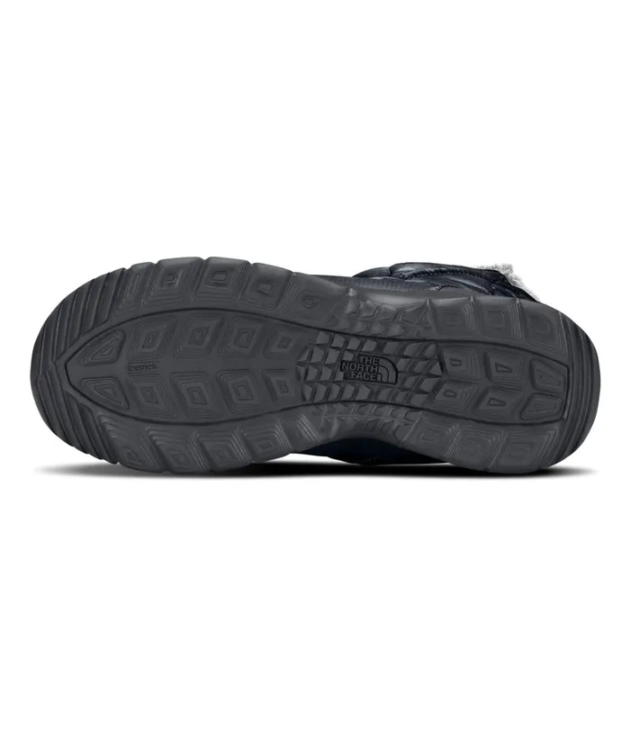 Womens The North Face Boots Thermoball Eco Microbaffle Bootie Zip Zinc Greymicro Chip Grey
