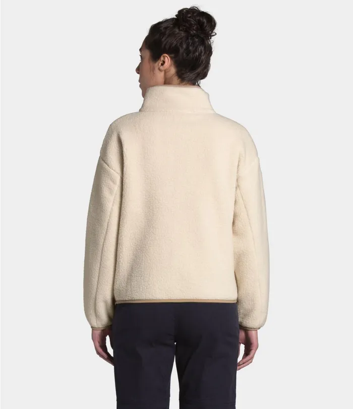 Womens The North Face Fleece Cragmont Fleece Jacket Bleached Sandhawthorne Khaki