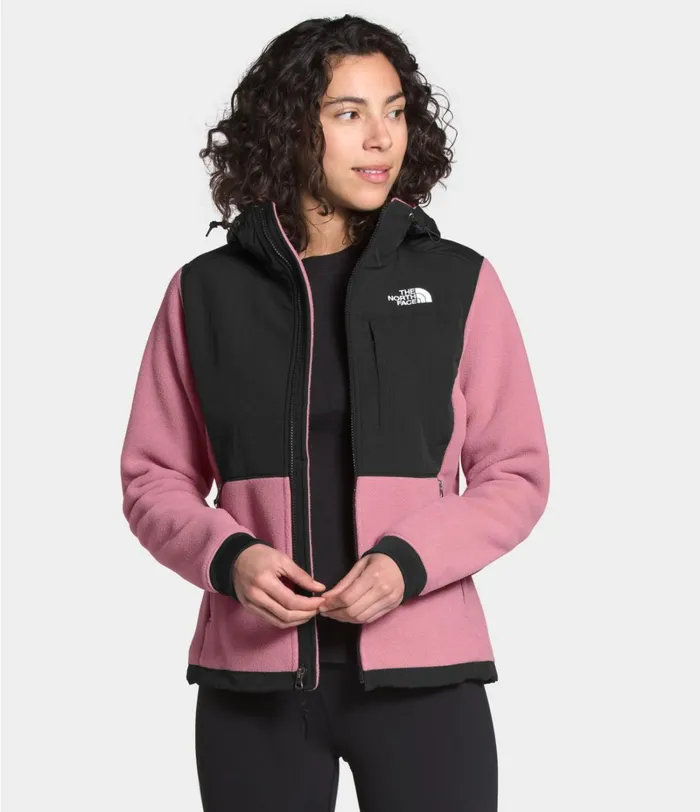 Womens The North Face Fleece Denali 2 Hoodie Mesa Rose
