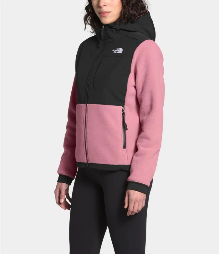 Womens The North Face Fleece Denali 2 Hoodie Mesa Rose