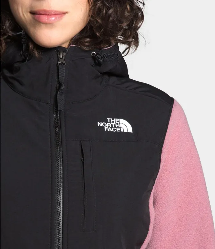 Womens The North Face Fleece Denali 2 Hoodie Mesa Rose