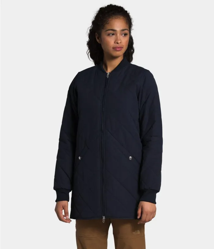 Womens The North Face Insulated and Down Jackets Cuchillo Parka Aviator Navy