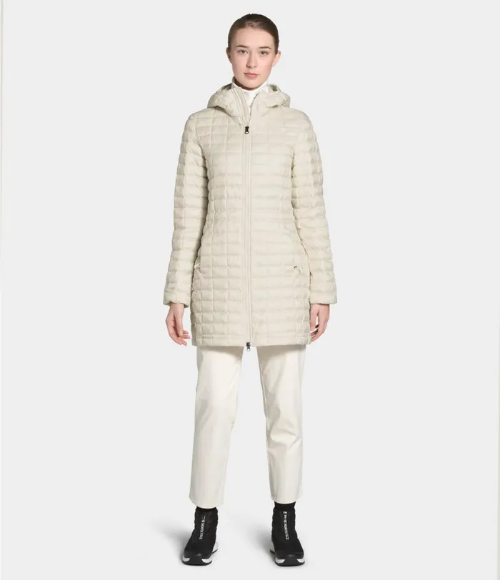 Womens The North Face Insulated and Down Jackets ThermoBall Eco Parka Vintage White
