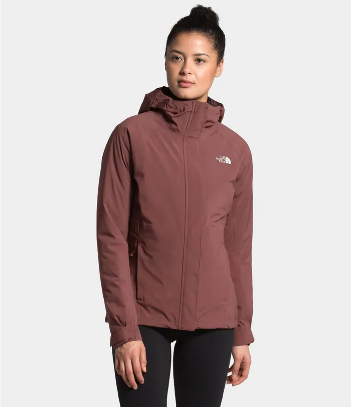 Womens The North Face Insulated and Down Jackets ThermoBall Eco Triclimate Jacket Marron Purple Womens The North Face Insulated and Down Jackets ThermoBall Eco Triclimate Jacket Marron Purple