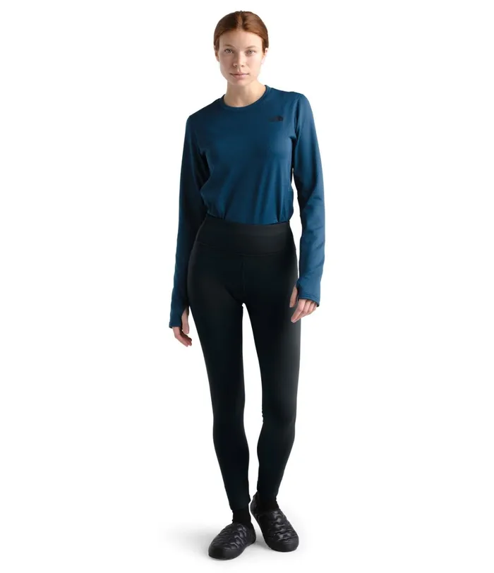 Womens The North Face Leggings UltraWarm Poly Tights Tnf Black