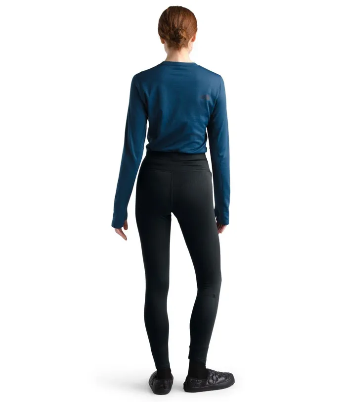 Womens The North Face Leggings UltraWarm Poly Tights Tnf Black