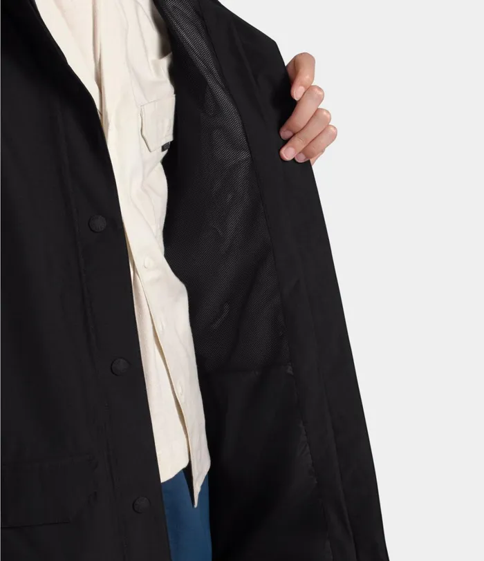 Womens The North Face Parkas Woodmont Rain Jacket Tnf Black