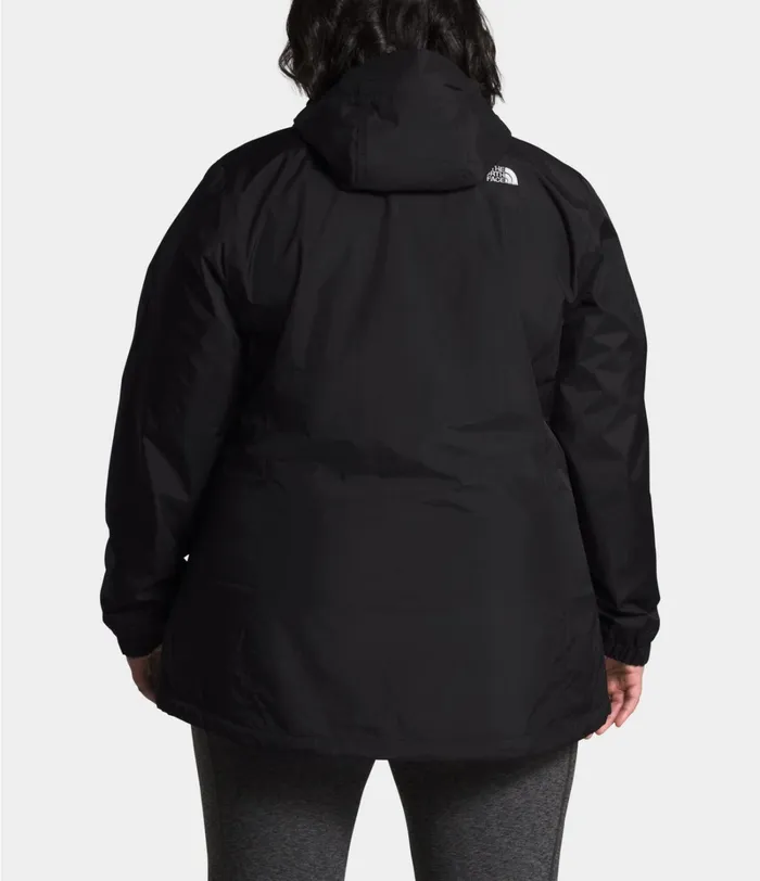 Womens The North Face Rainwear Plus Resolve Jacket Tnf Black