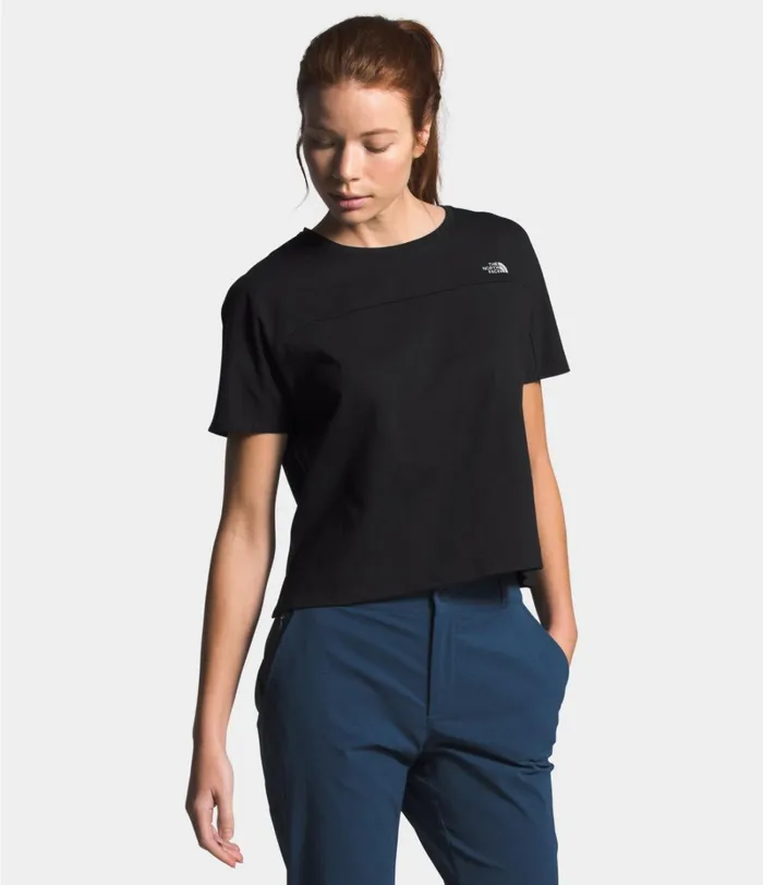 Womens The North Face TShirts North Dome Short Sleeve Tnf Black