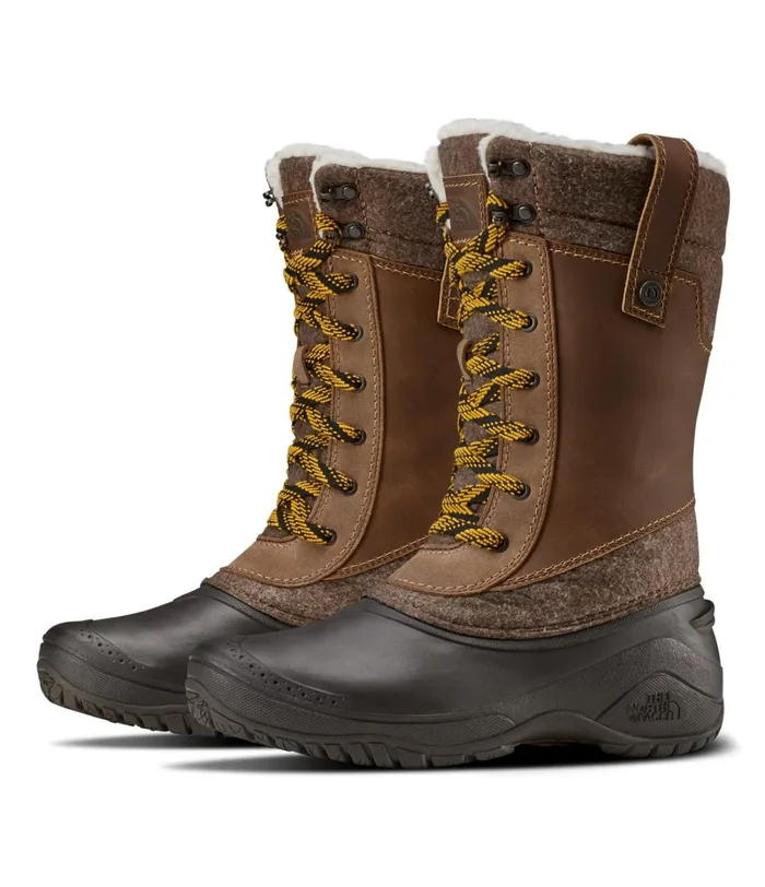 Womens The North Face Winter Boots Shellista III Mid Demitasse Brwncarafe Brn