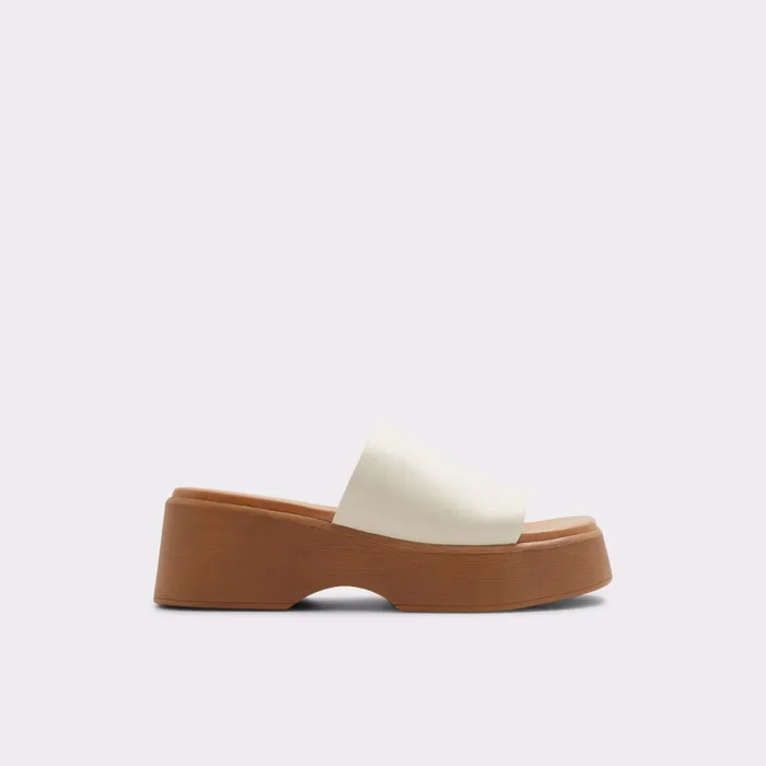 Yassu White Leather Women ALDO Sandals