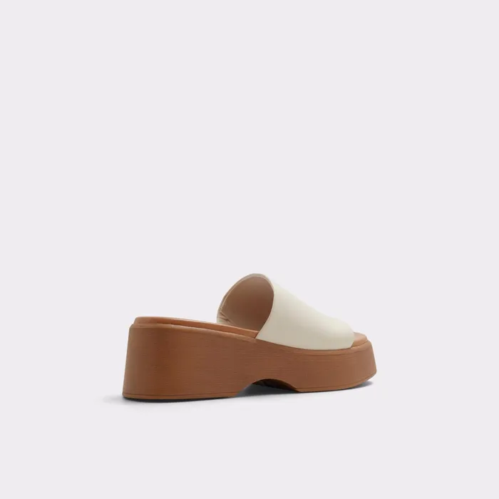 Yassu White Leather Women ALDO Sandals