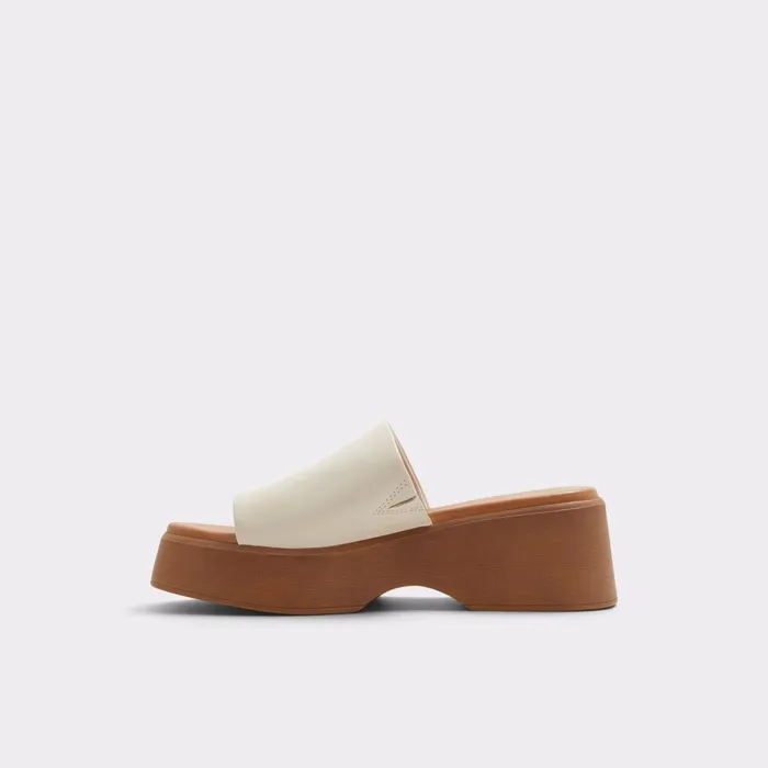 Yassu White Leather Women ALDO Sandals