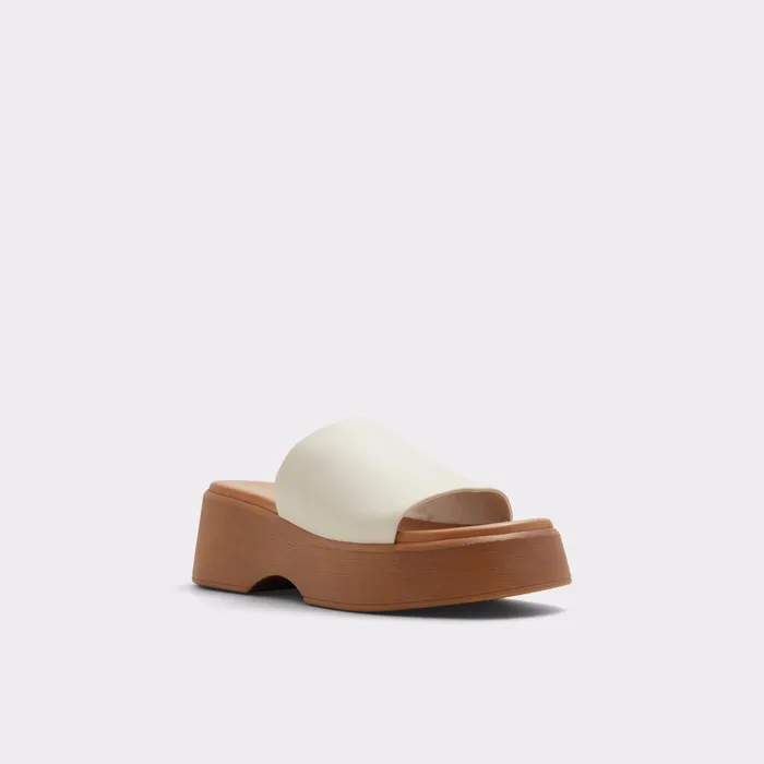 Yassu White Leather Women ALDO Sandals