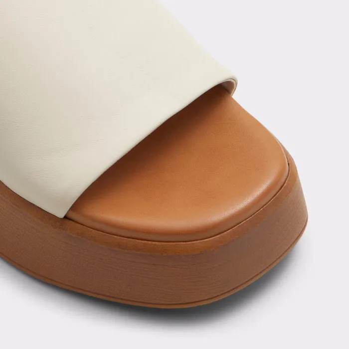 Yassu White Leather Women ALDO Sandals