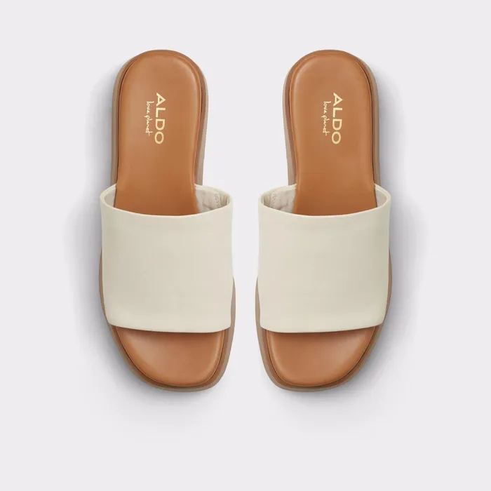 Yassu White Leather Women ALDO Sandals