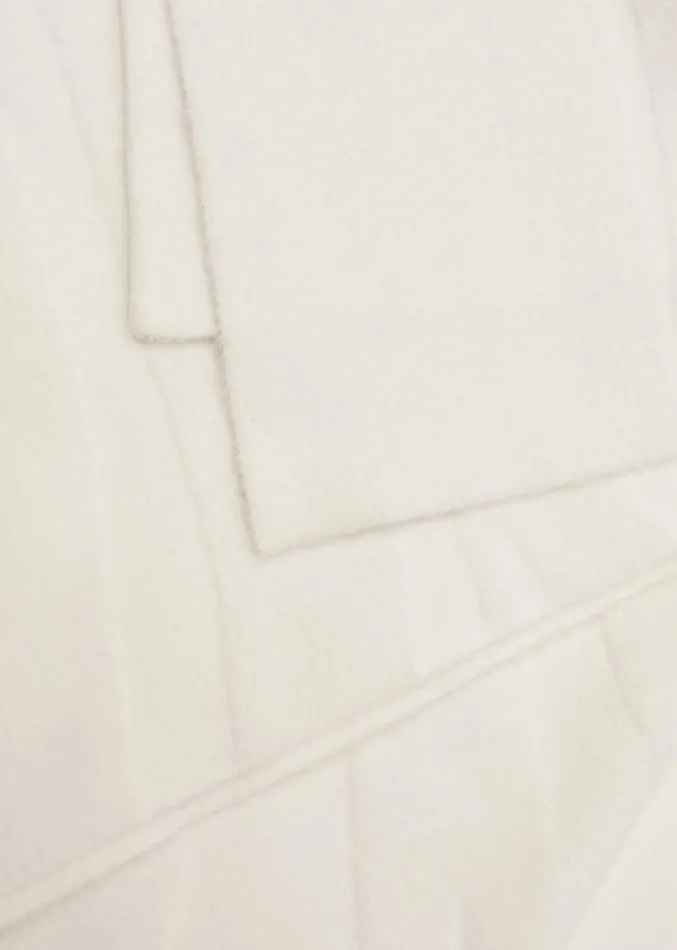 Zeny Zebra Jacquard Scarf Winter White Women Phase Eight Scarves